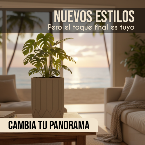 Maceta Bosco Termini 108 L - Arenada Cemento