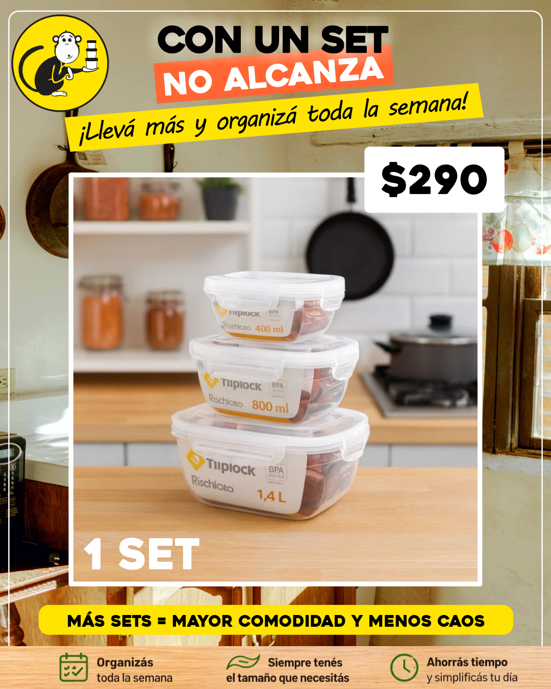 Promoción 1 set de viandas